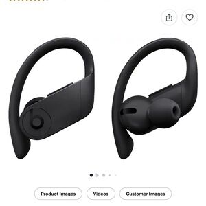 Beats by Dre Matte Black Wireless Earbuds